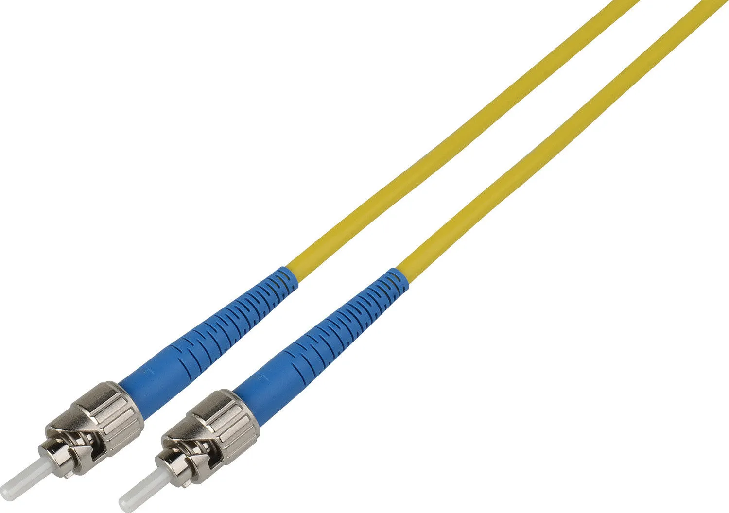 2-Meter 9u/125u Fiber Optic Patch Cable Singlemode Simplex ST to ST - Yellow