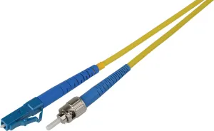 3-Meter 9u/125u Fiber Optic Patch Cable Singlemode Simplex ST to LC - Yellow