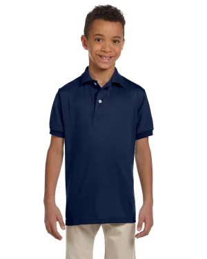 437Y Jerzees Youth 5.6 oz., SpotShield™ Jersey Polo