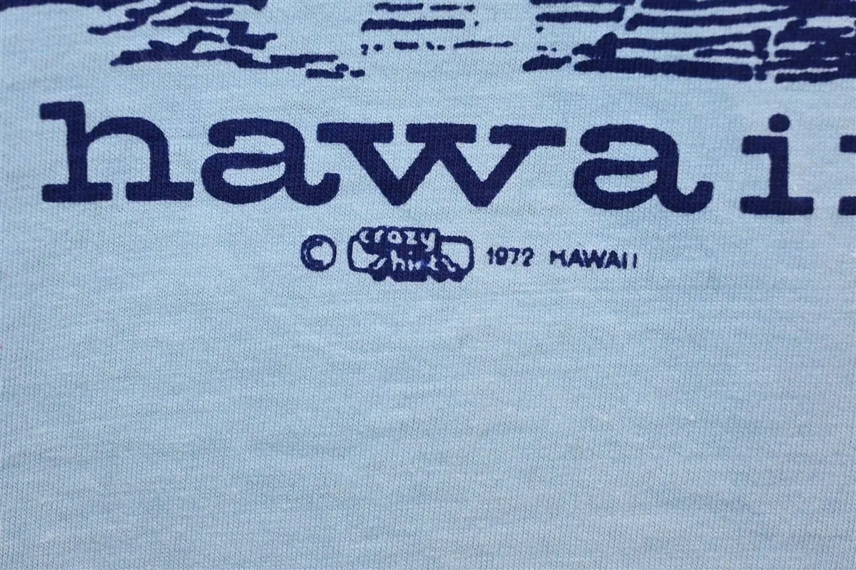 70s Hawaii Crazy Shirts Sailboat Wraparound t-shirt Medium