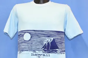 70s Hawaii Crazy Shirts Sailboat Wraparound t-shirt Medium