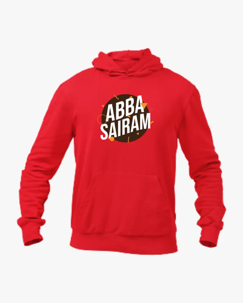 Abba Sairam Unisex Hoodie Red