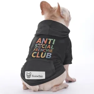 Anti social frenchie club - Hoodies for French Bulldog  | Frenchie Shop Original