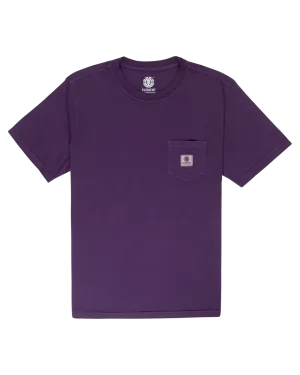 Basic Pocket T-Shirt in Grape