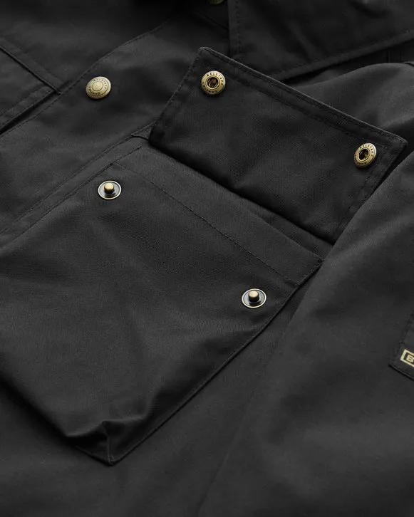 BELSTAFF MANSION MOTORCYCLE RIDING SHIRT - OLIBLACKVE