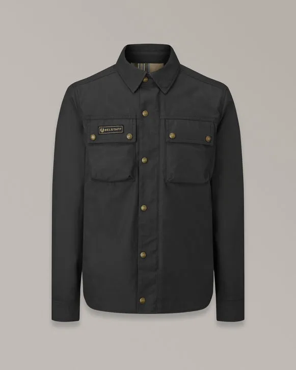 BELSTAFF MANSION MOTORCYCLE RIDING SHIRT - OLIBLACKVE