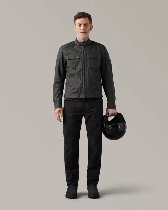 BELSTAFF TEMPLE MOTORCYCLE JACKET - BLACK