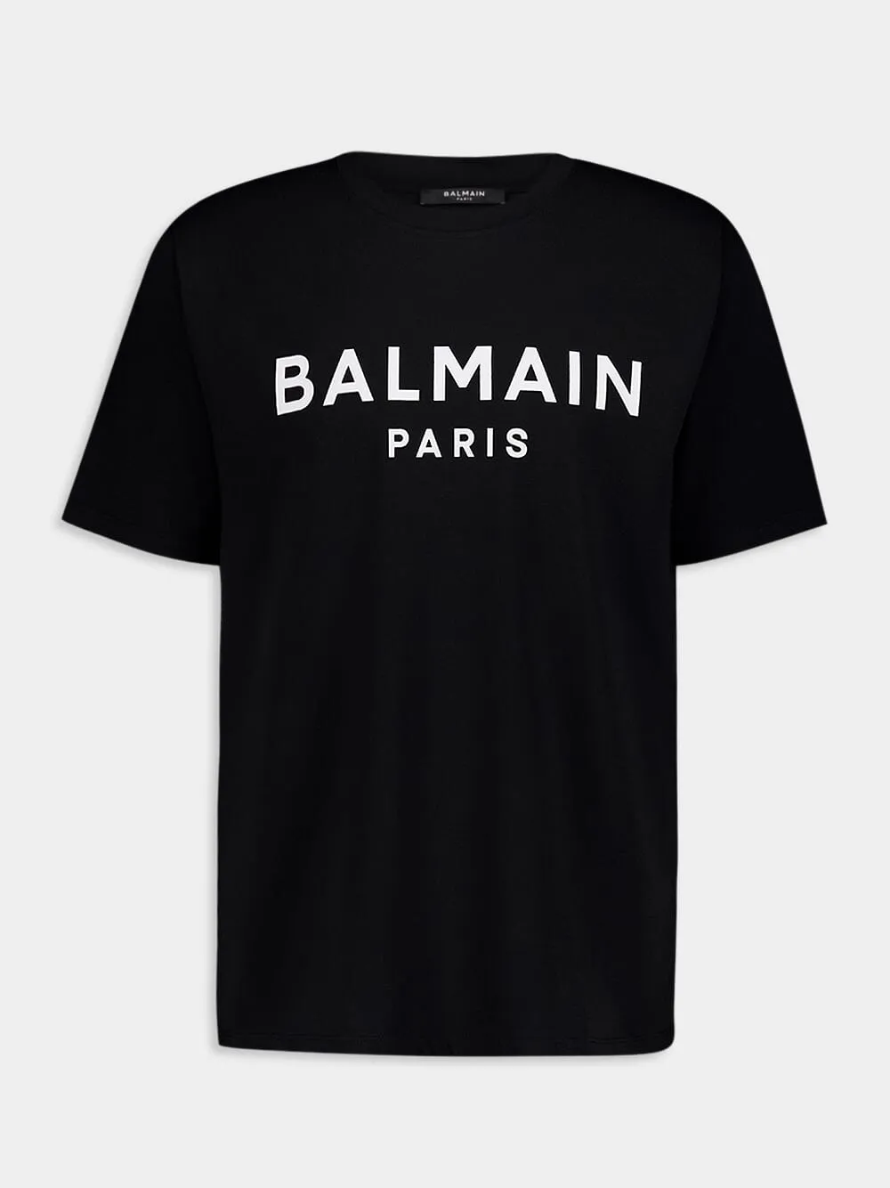 Black Contrasting Printed Logo T-Shirt