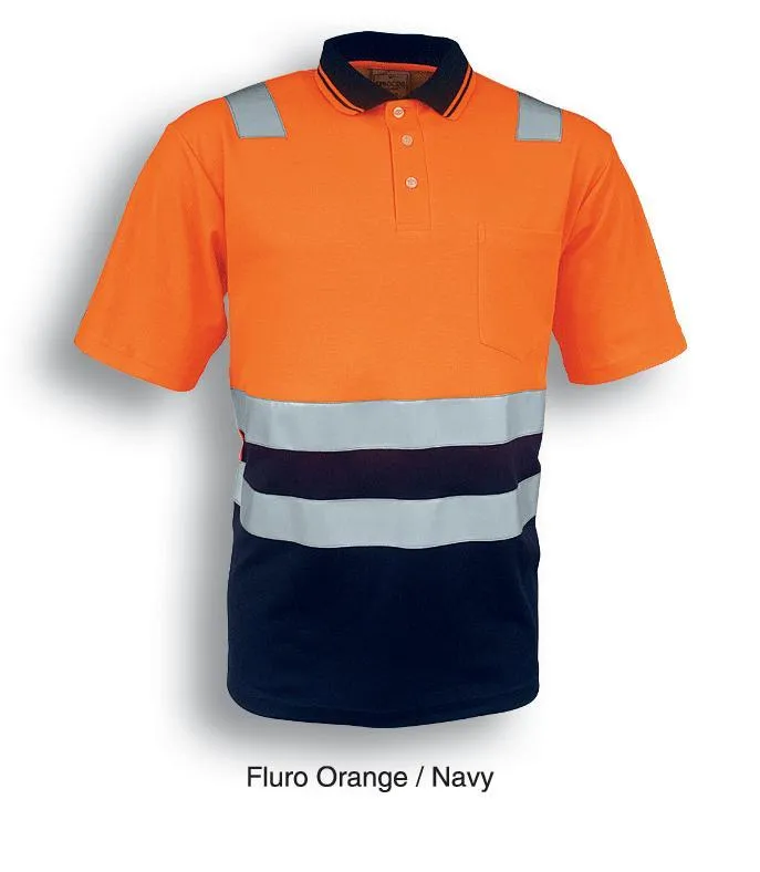 Bocini Hi-Vis Polyface/Cotton Back Polo (SP0539)