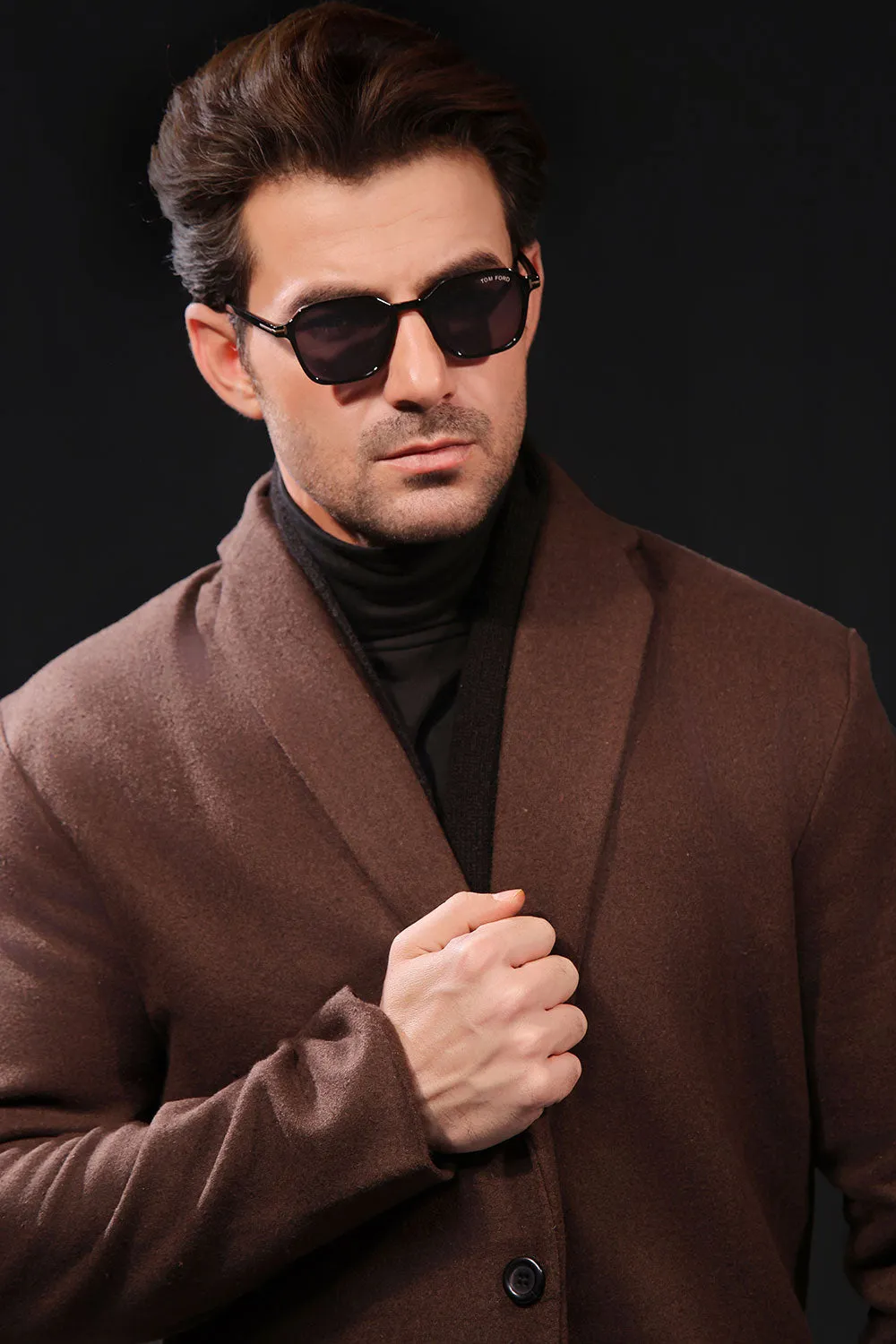 Brown Wool Over Coat