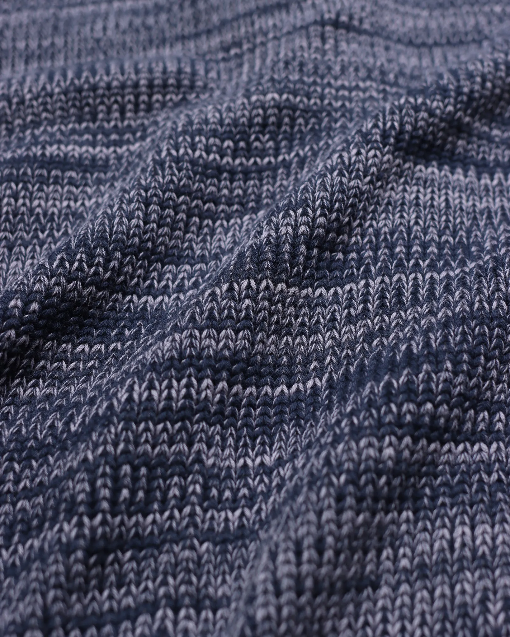 Buckley Cardigan - Navy / Silver Blue Twisted Yarn