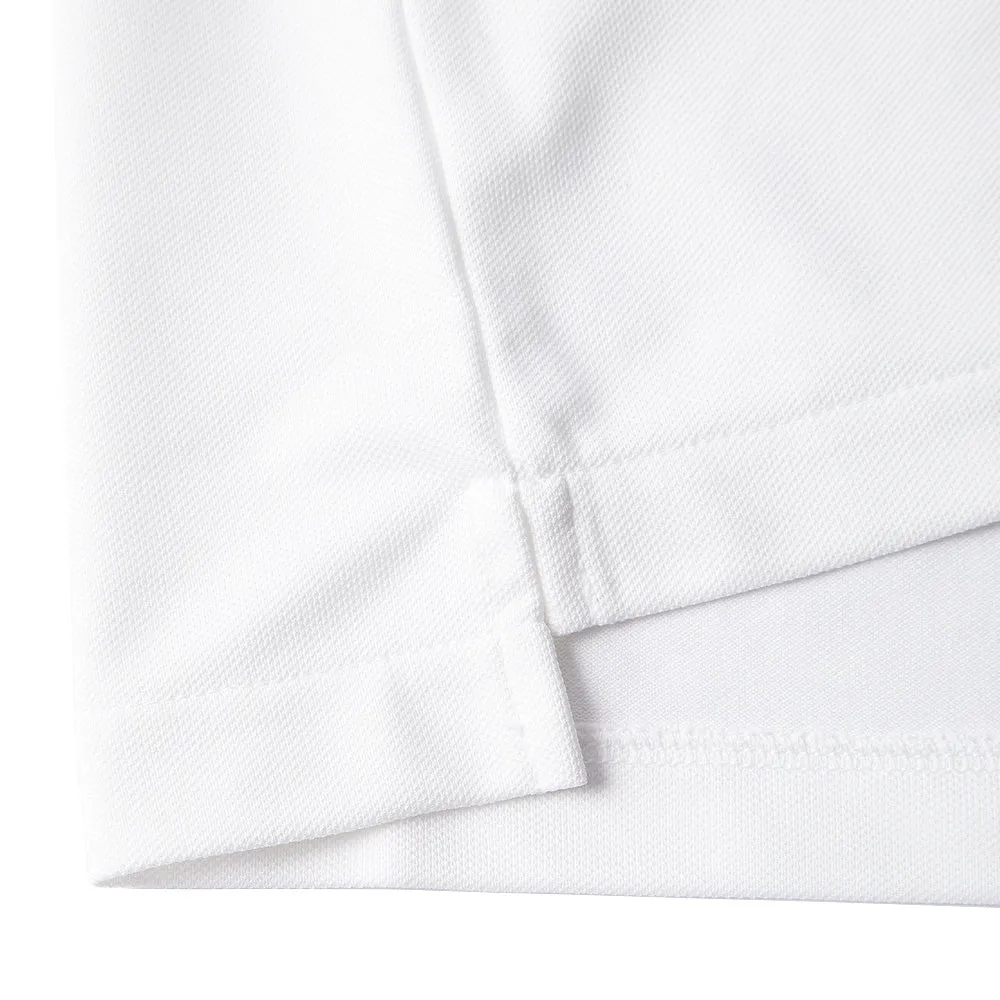 BY PARRA TENNIS ANYONE? POLO SHIRT // WHITE