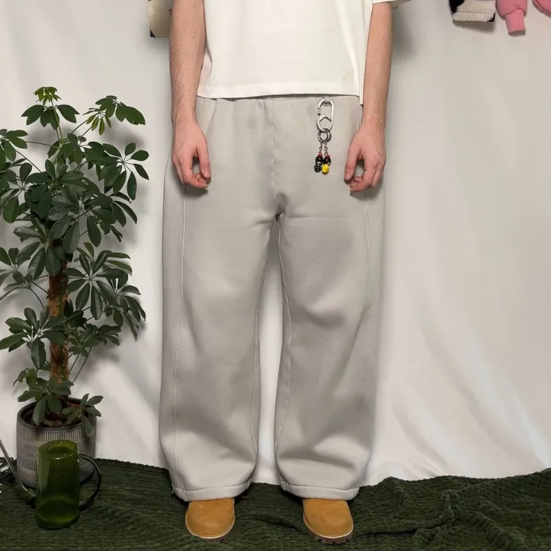 Casual Baggy Pants With Elastic