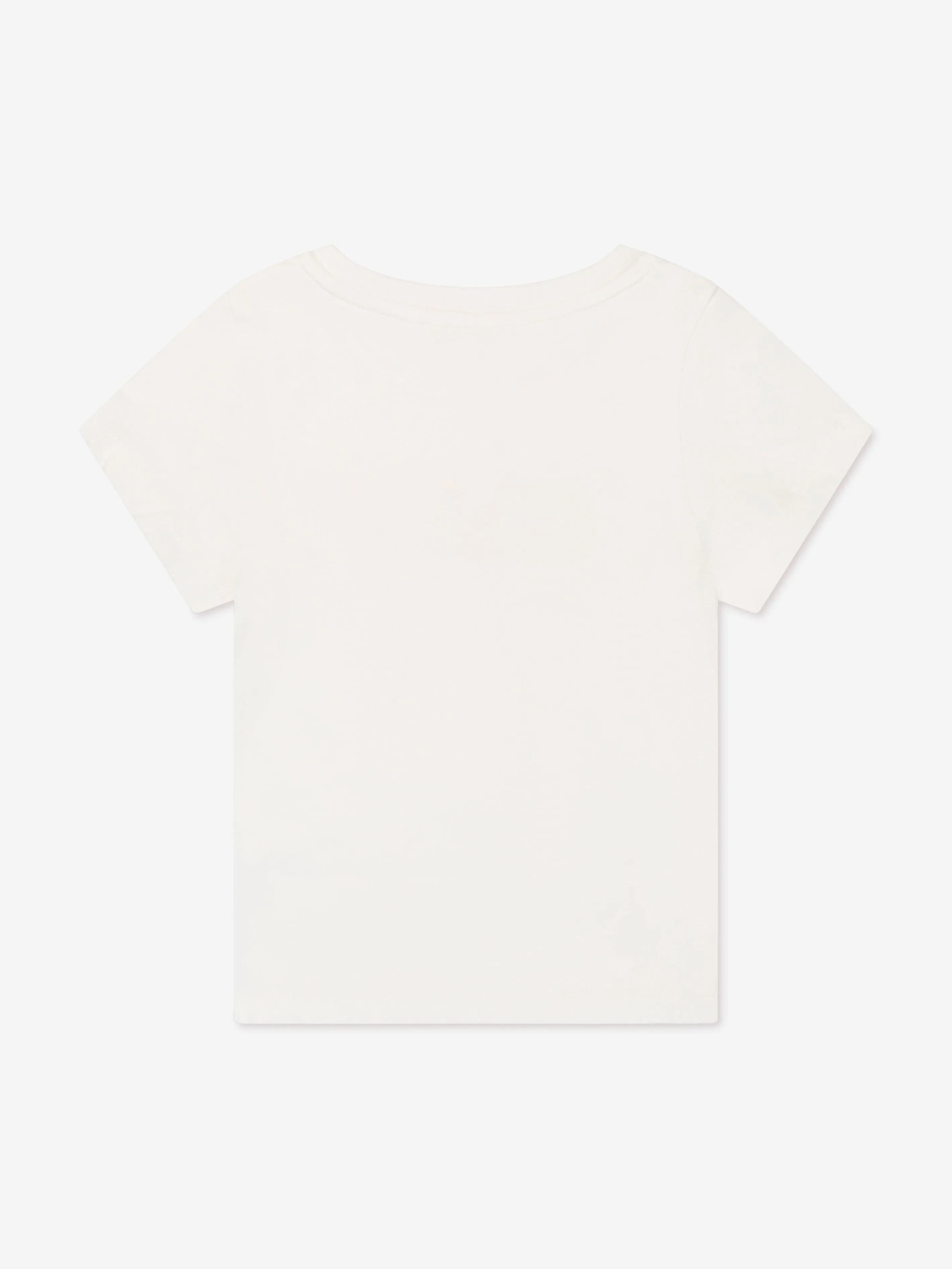 Chloé Girls Logo T-Shirt in Ivory