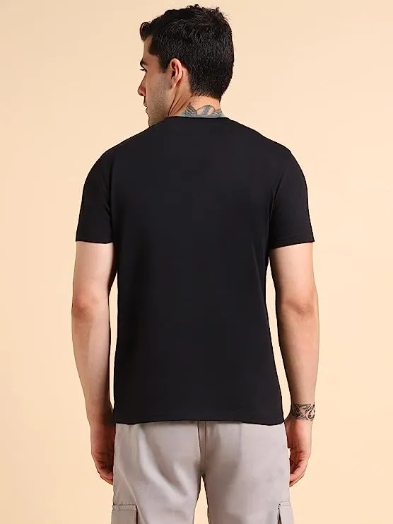 Dennis Lingo Printed Slim Fit Cotton T-shirt