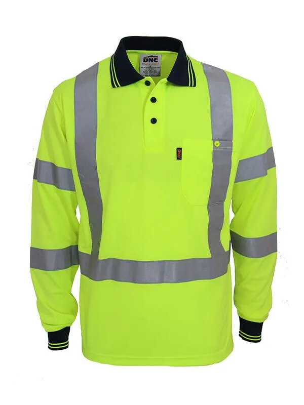 DNC Hi Vis "X" Back & Bio Motion Taped Polo (3710)