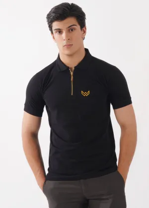 Elite Black/Gold Superior Polo