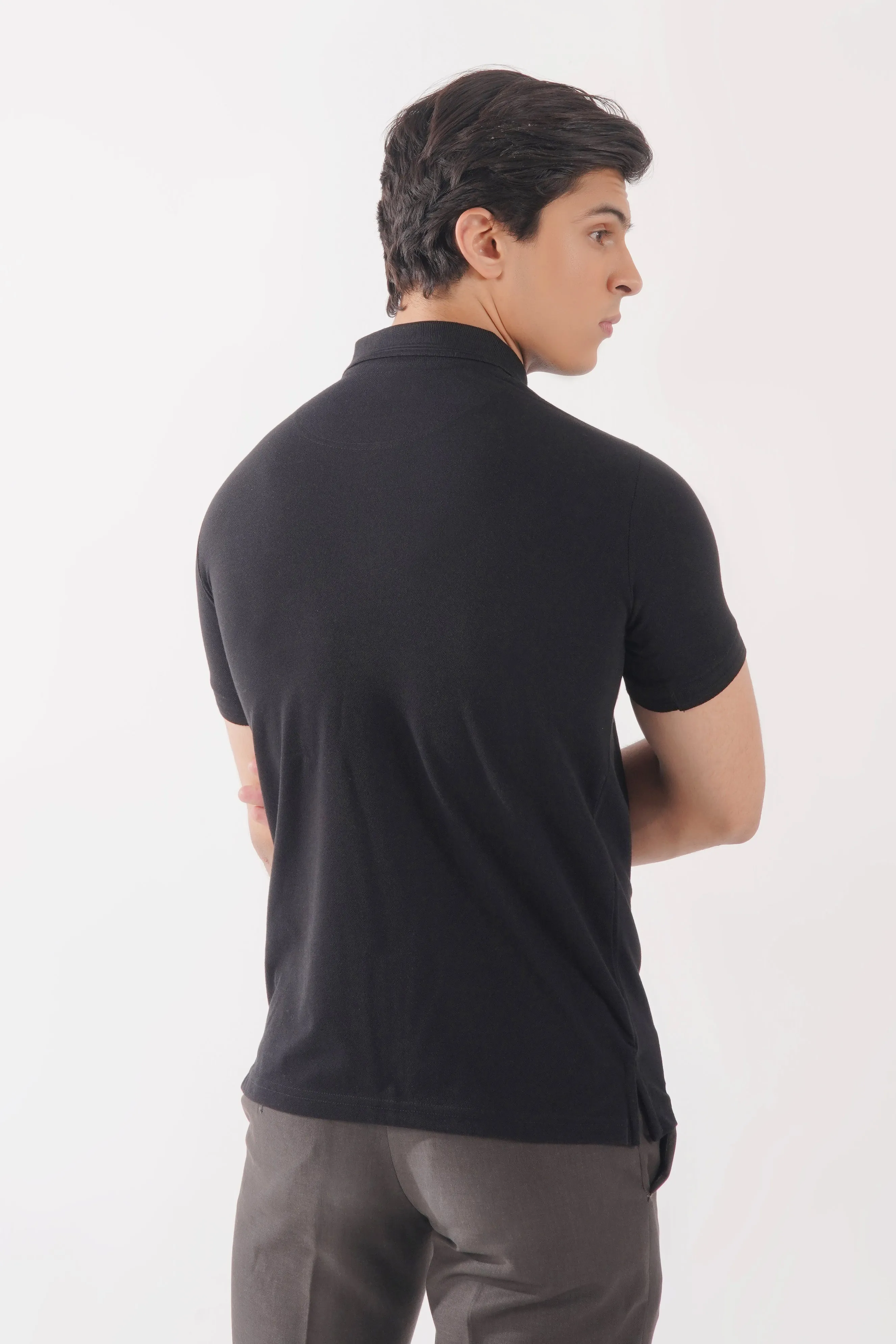 Elite Black/Gold Superior Polo