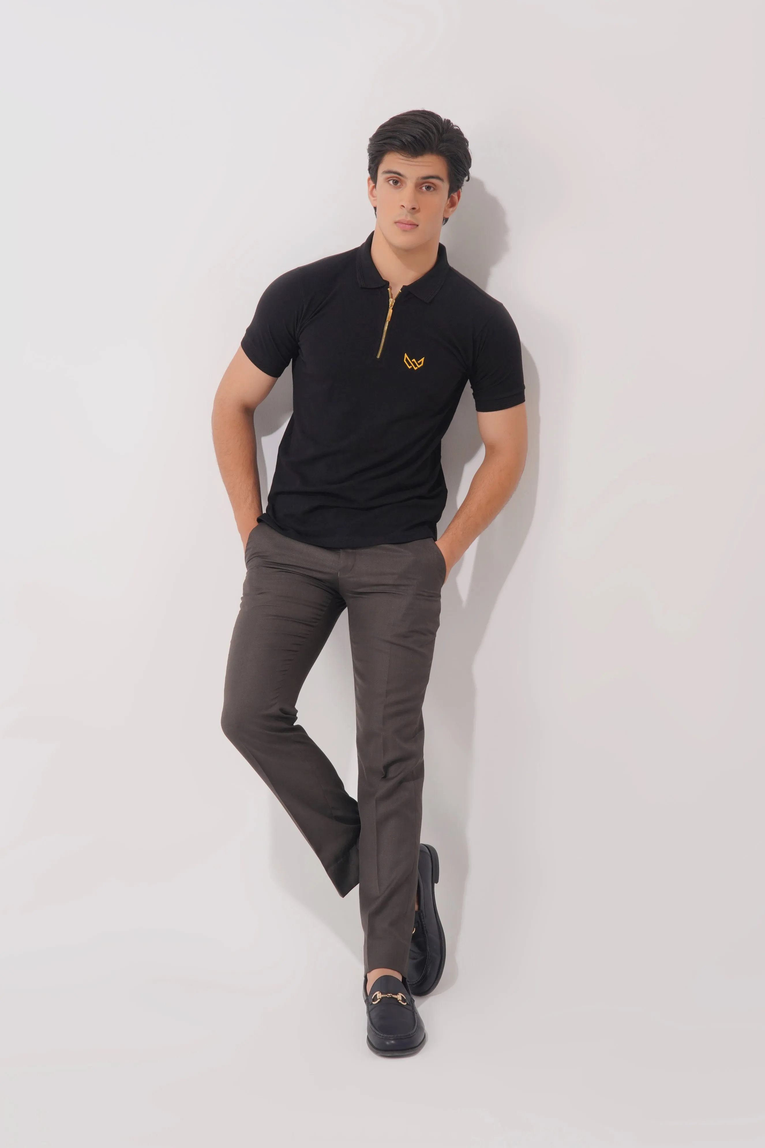 Elite Black/Gold Superior Polo