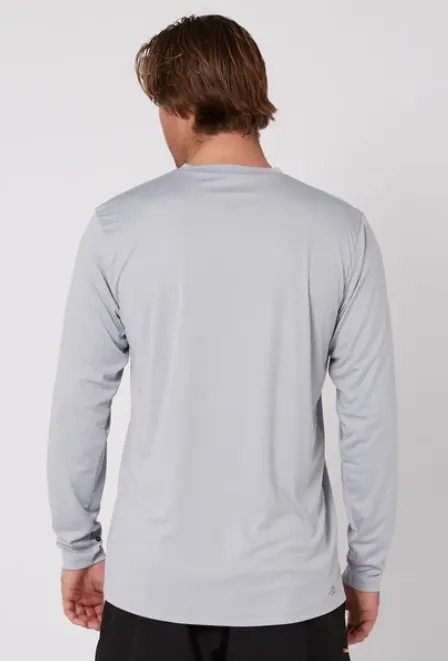 Follow Sun Tee Long Sleeve | Light Grey