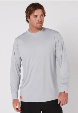 Follow Sun Tee Long Sleeve | Light Grey