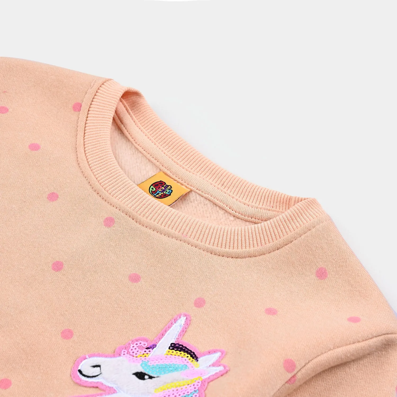 Girls Cotton Terry Sweatshirt