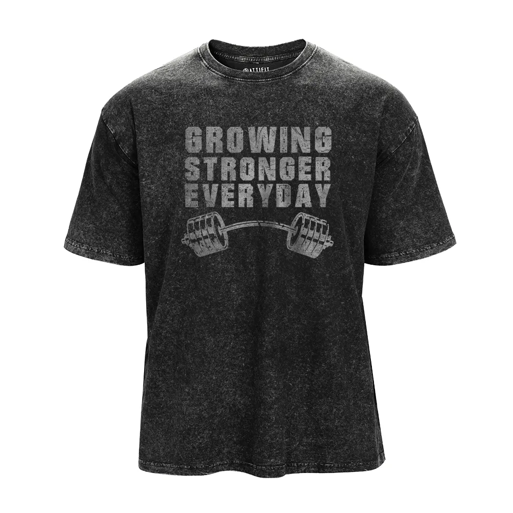 Growing Stronger Everyday Washed T-Shirt