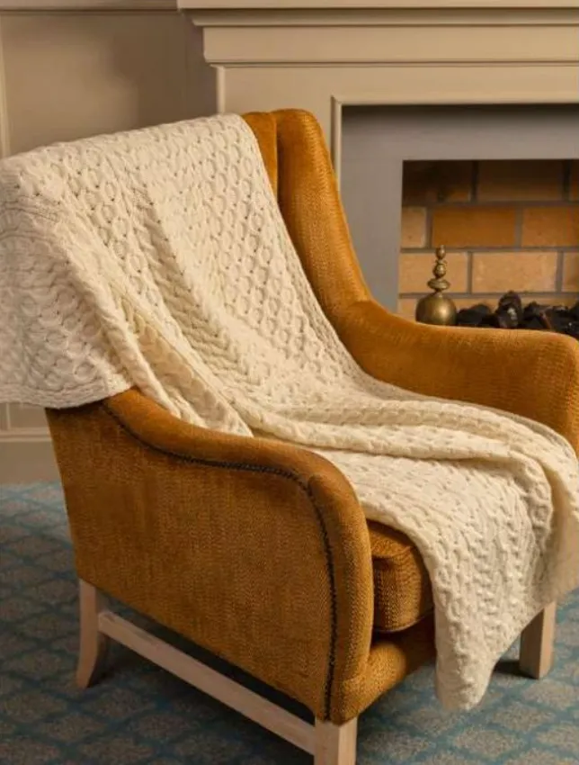 Heritage Aran Throw