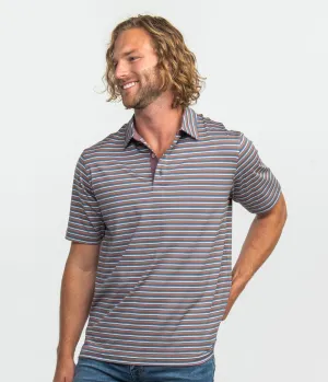 Hillsboro Stripe Polo - Skyline