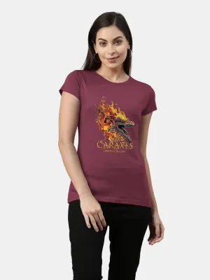 House Of The Dragon Caraxes Womens T-shirt (Select From Drop Down Menu) (No Cod Allowed On This Product)- Prepaid Orders Only