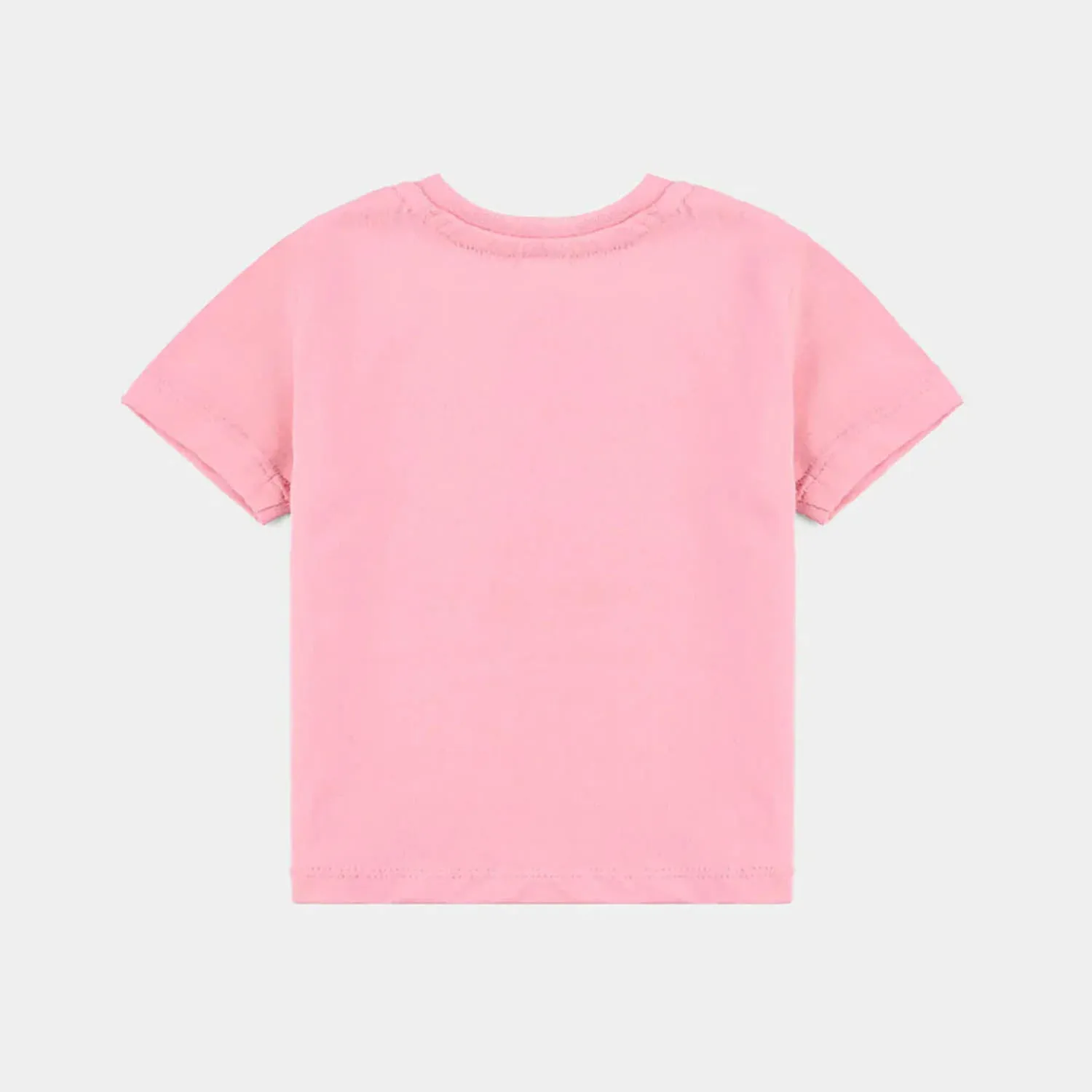 Infant Girls Cotton Jersey T-Shirt Cats-C.Pink