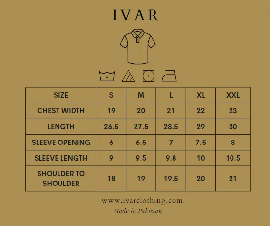 IVAR® Ice White Black Rib Polo