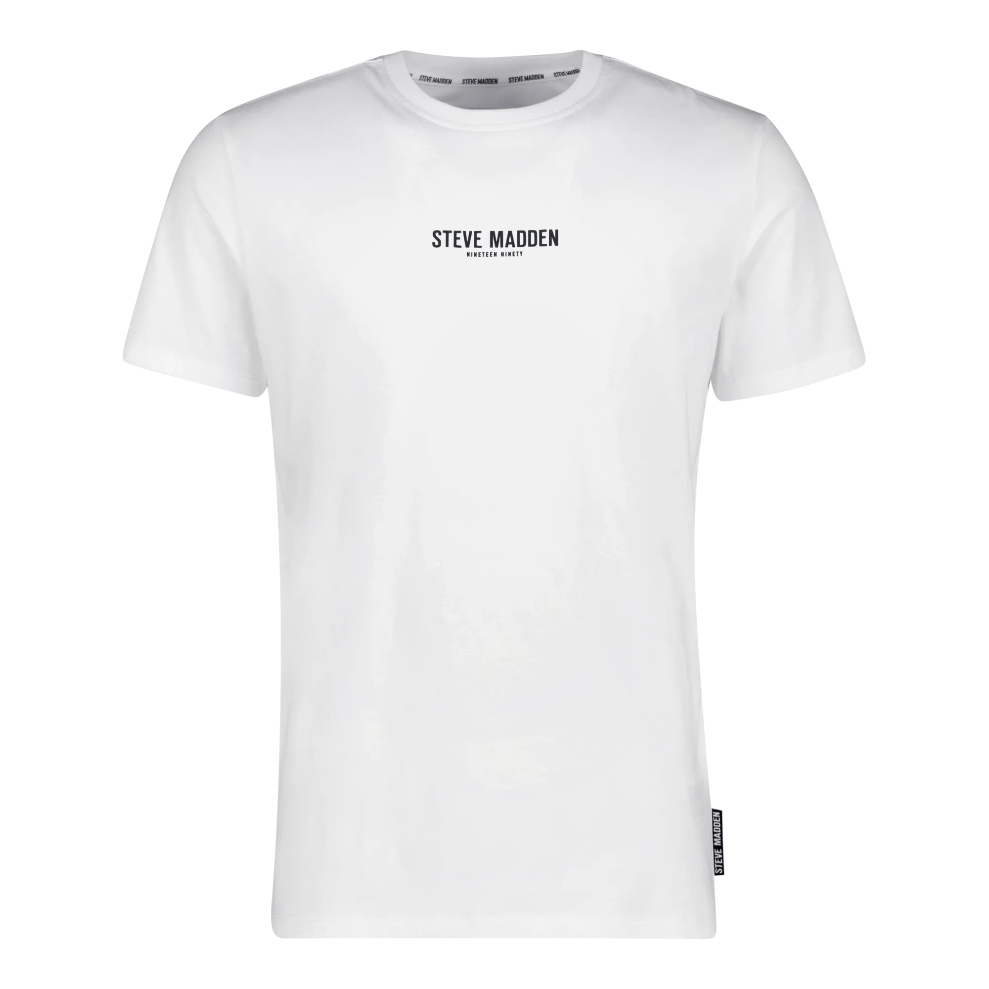 JACE CREW WHITE NECK LOGO T-SHIRT