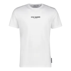 JACE CREW WHITE NECK LOGO T-SHIRT