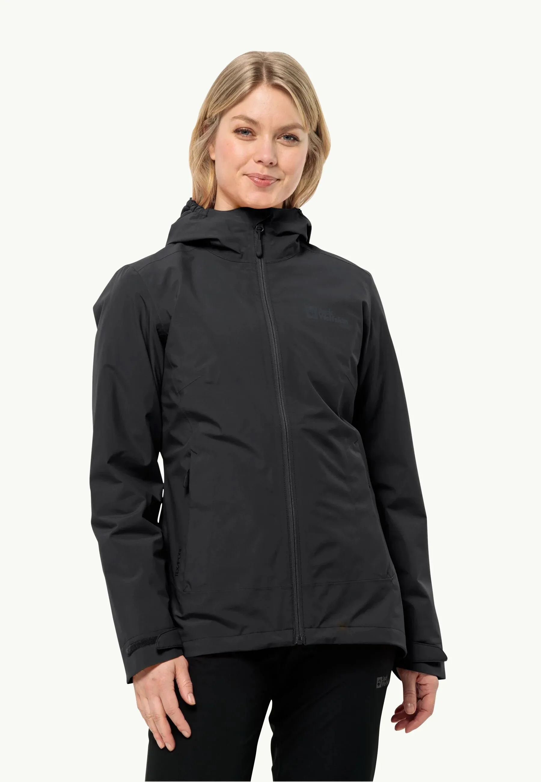 Jack Wolfskin Moonrise 3 in 1 Womens Black