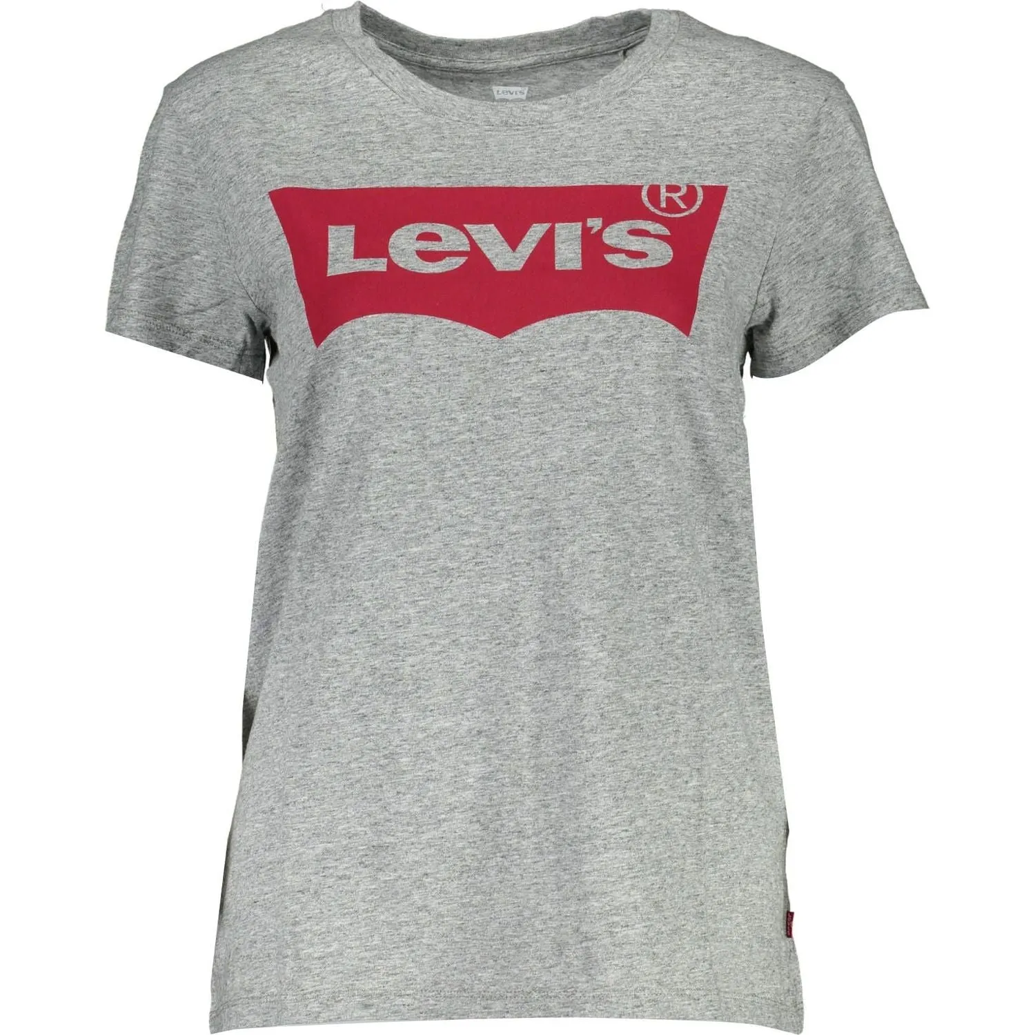 Levi's Gray Cotton Women T-Shirt