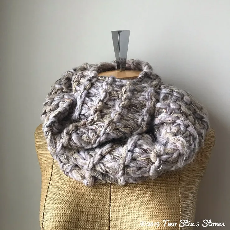 Luxe Oatmeal Infinity Scarf