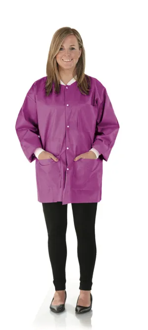 MEDICOM SAFEWEAR Hipster Jacket, Poppy Pink, 12/bag