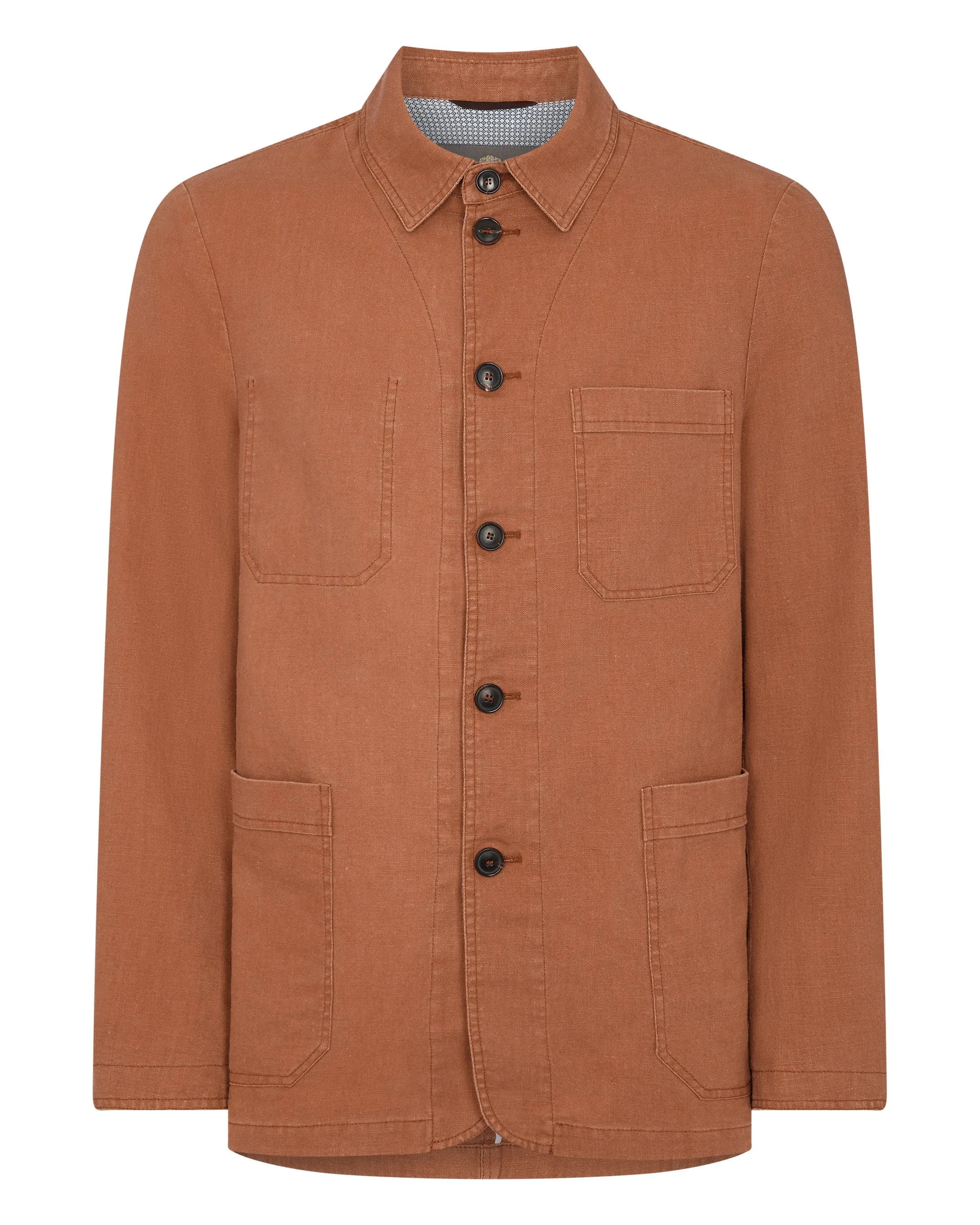 Men's Minori Overshirt Orange