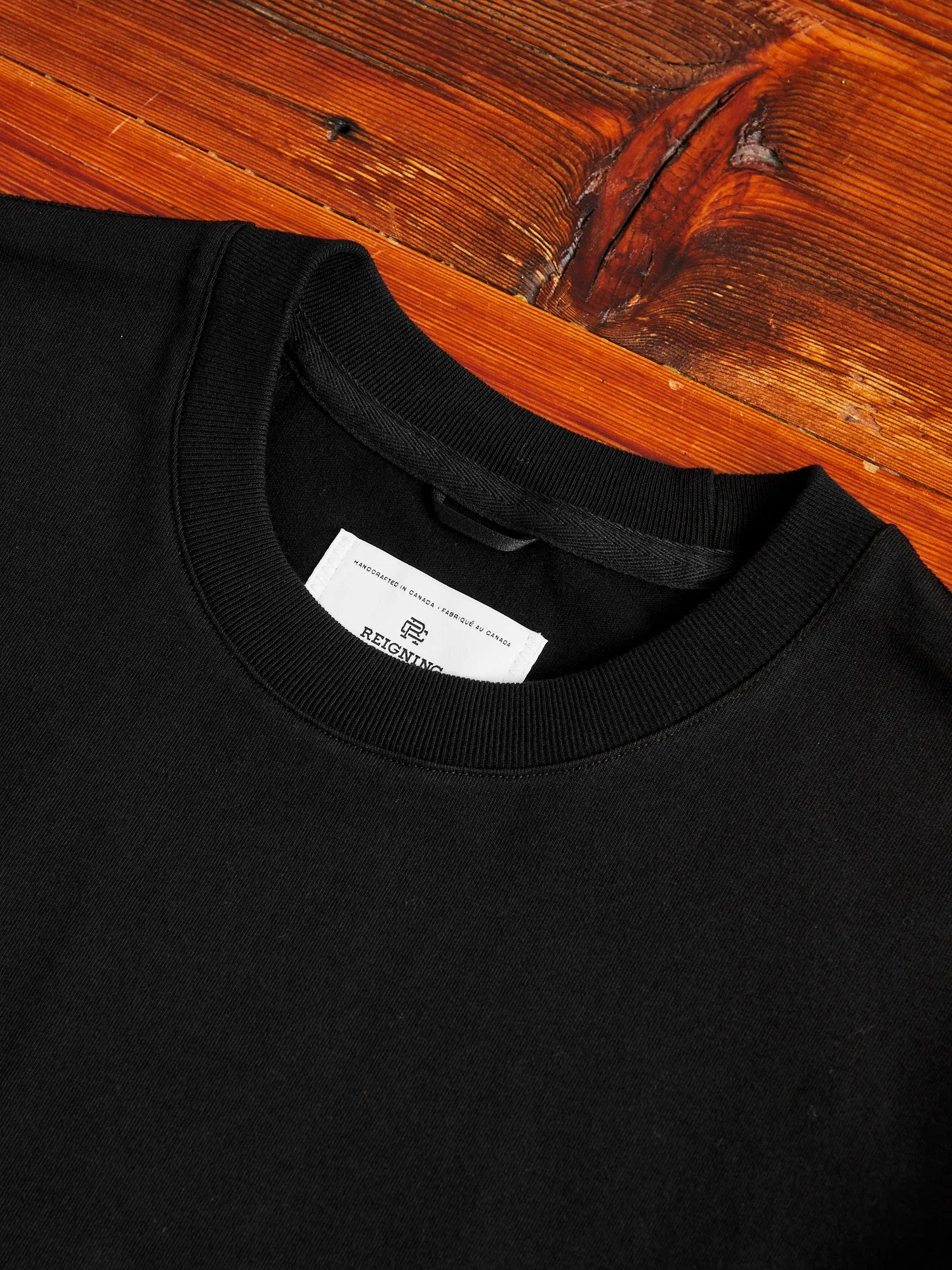 Midweight Jersey Longsleeve T-Shirt in Black