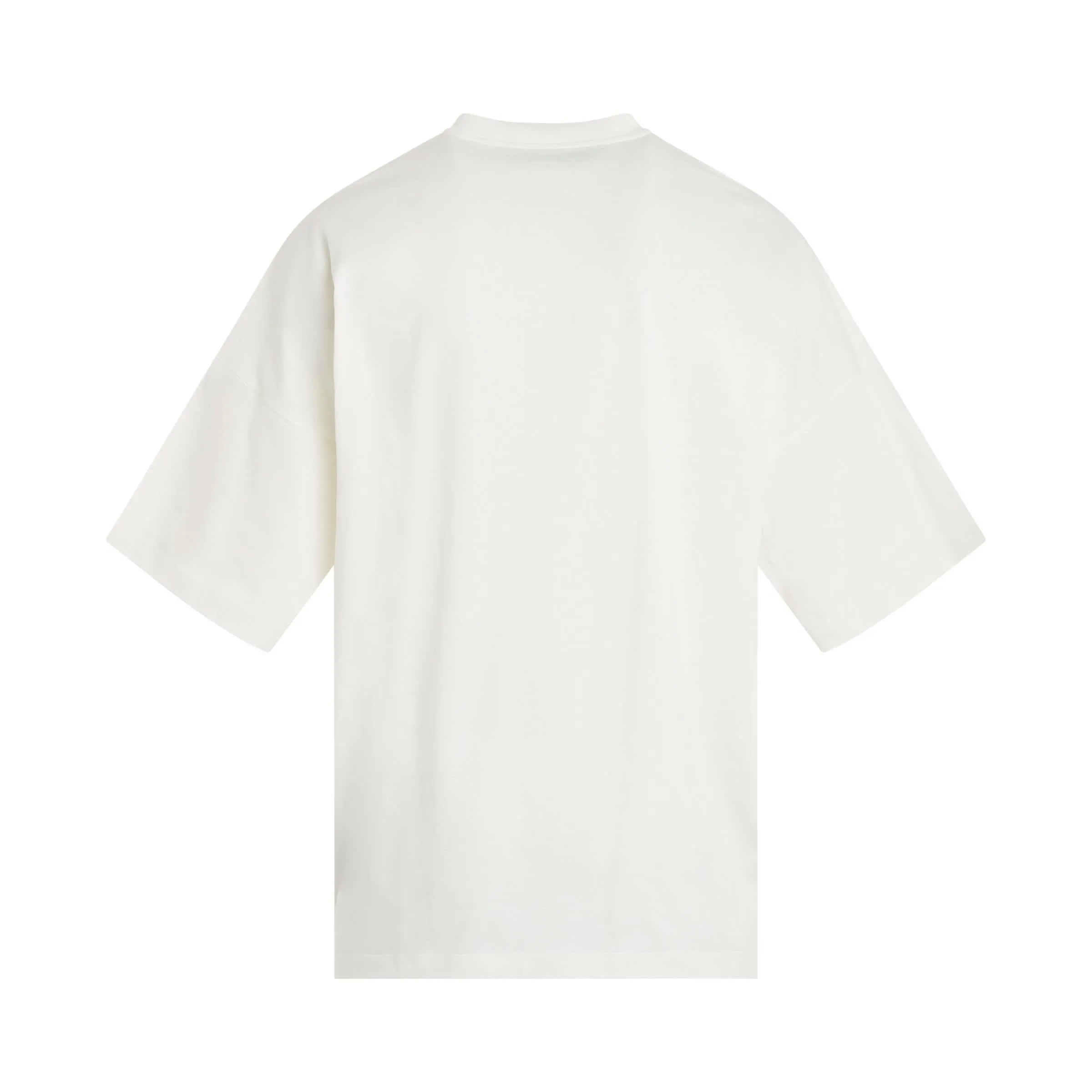 Milano Stud Loose Fit T-Shirt in Off White