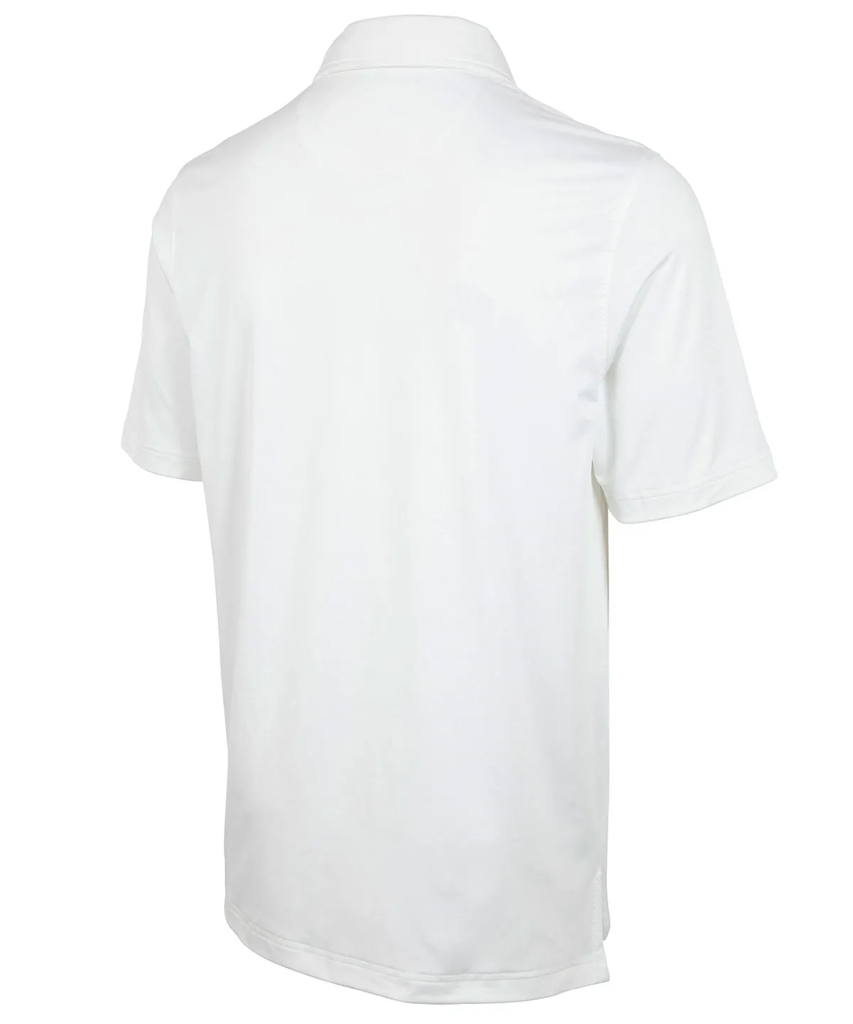 Performance Brushed-Back Stretch Jersey Short Sleeve Button-Down Polo