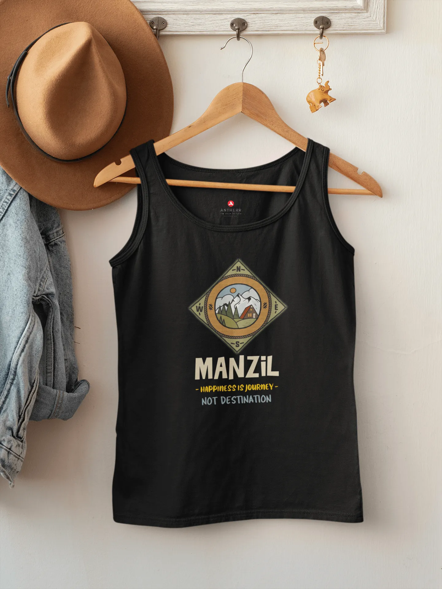 "MANZIL"- SLEEVELESS T-SHIRTS