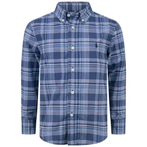 Ralph Lauren Boys Blue & White Check Shirt