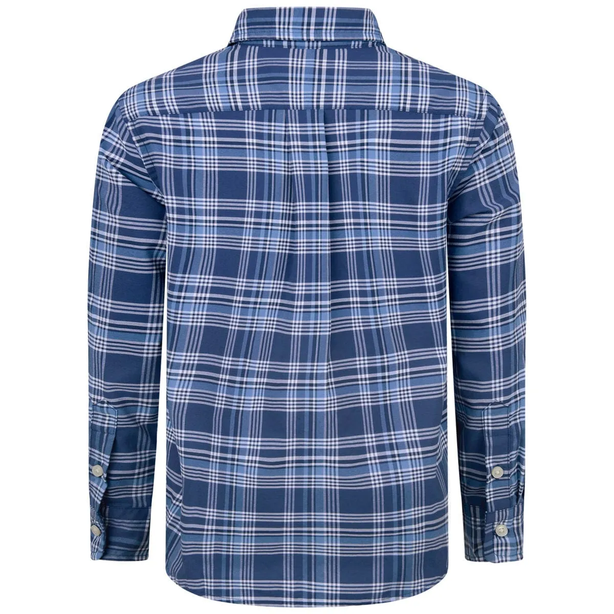 Ralph Lauren Boys Blue & White Check Shirt