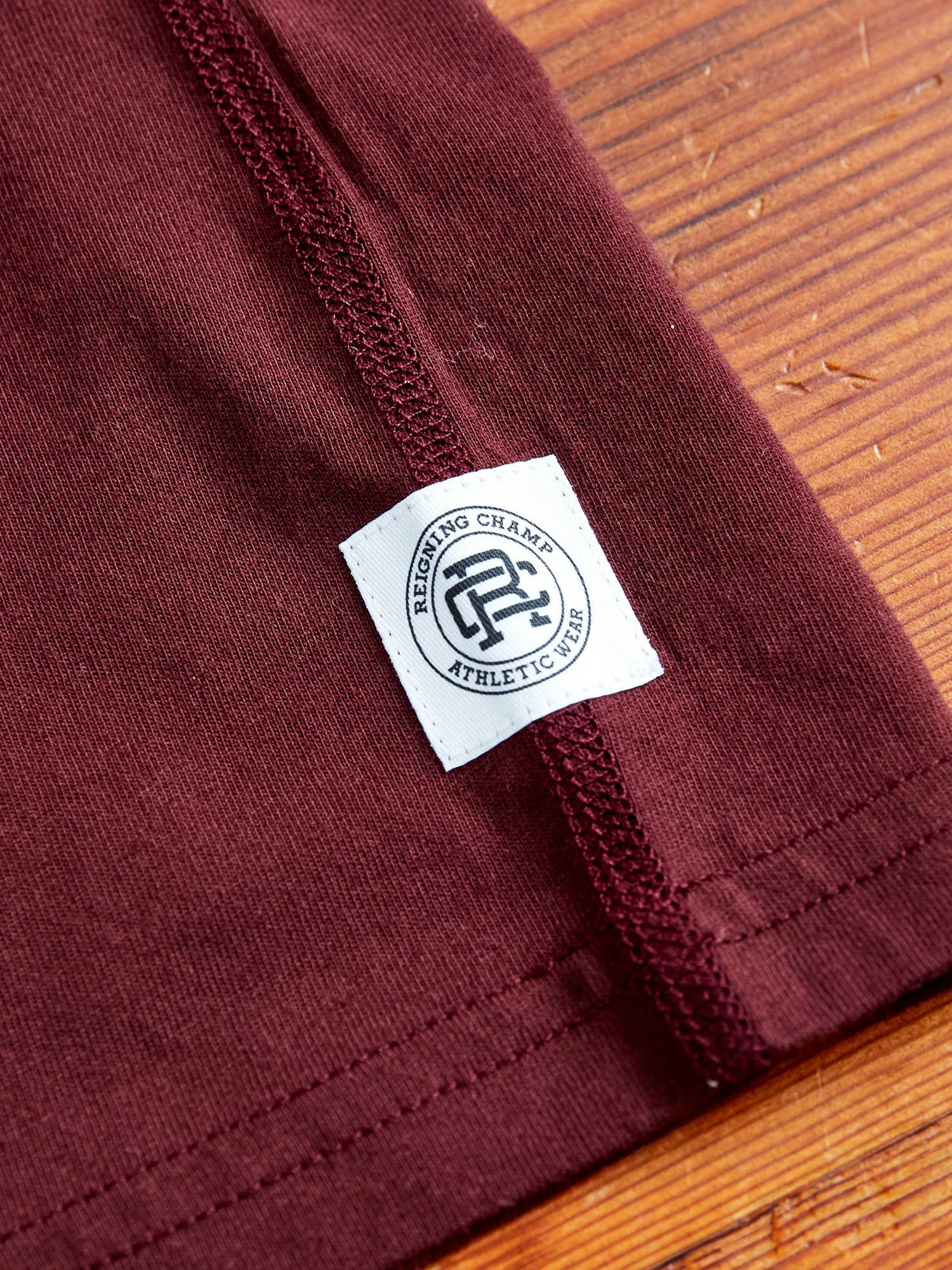 Ringspun Jersey T-Shirt in Crimson