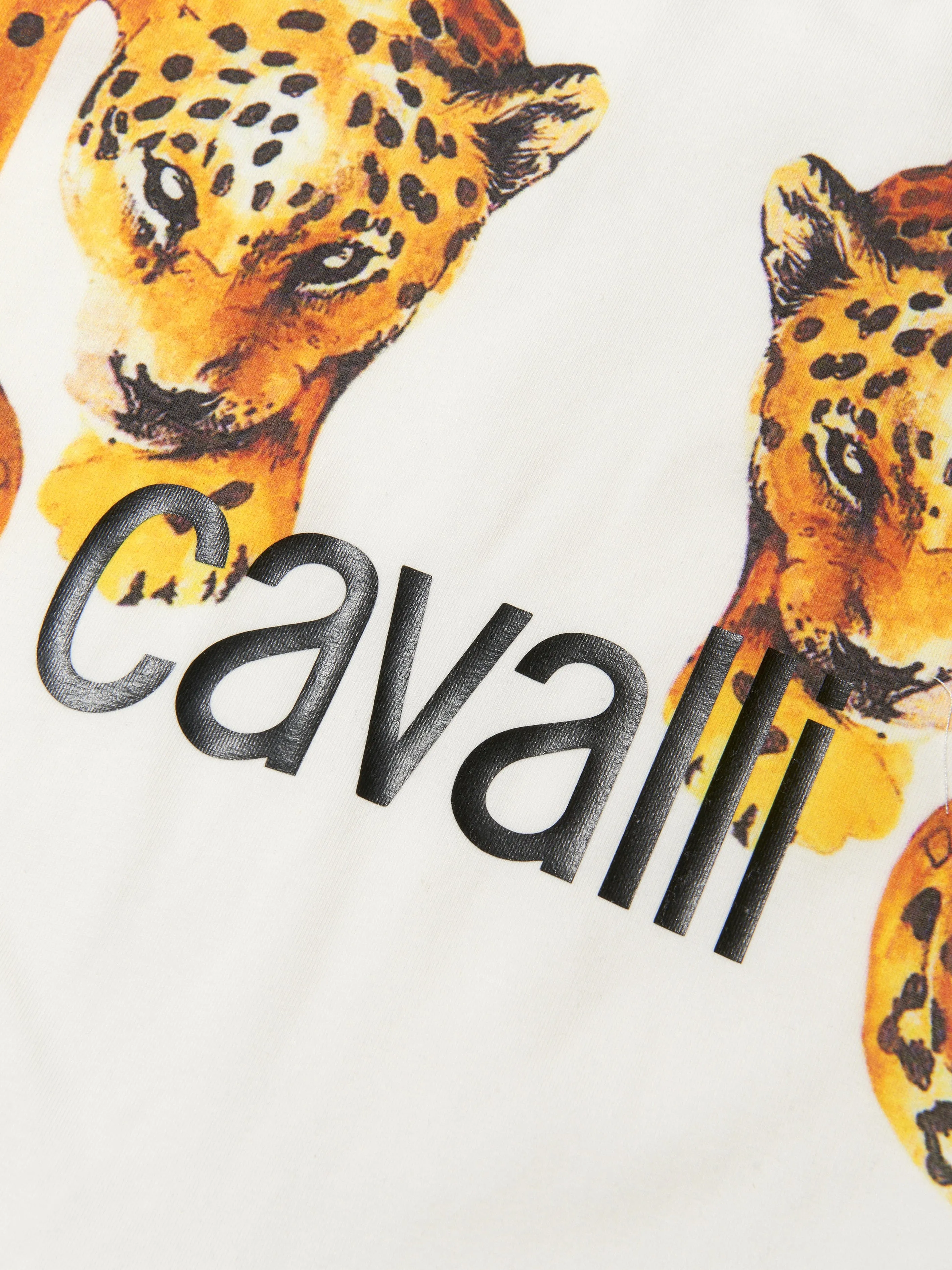 Roberto Cavalli Boys Cotton Jersey Tiger T-Shirt