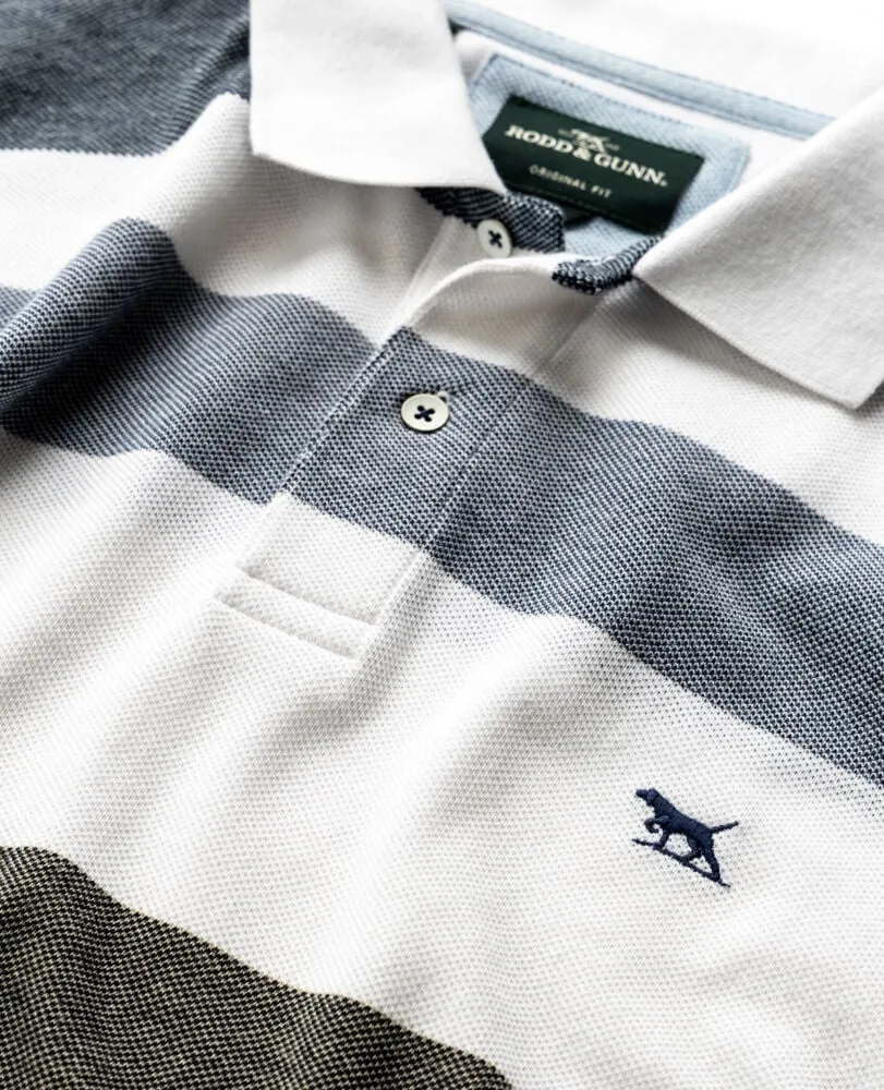 Rodd & Gunn - Milton Polo - Stripe - Salt