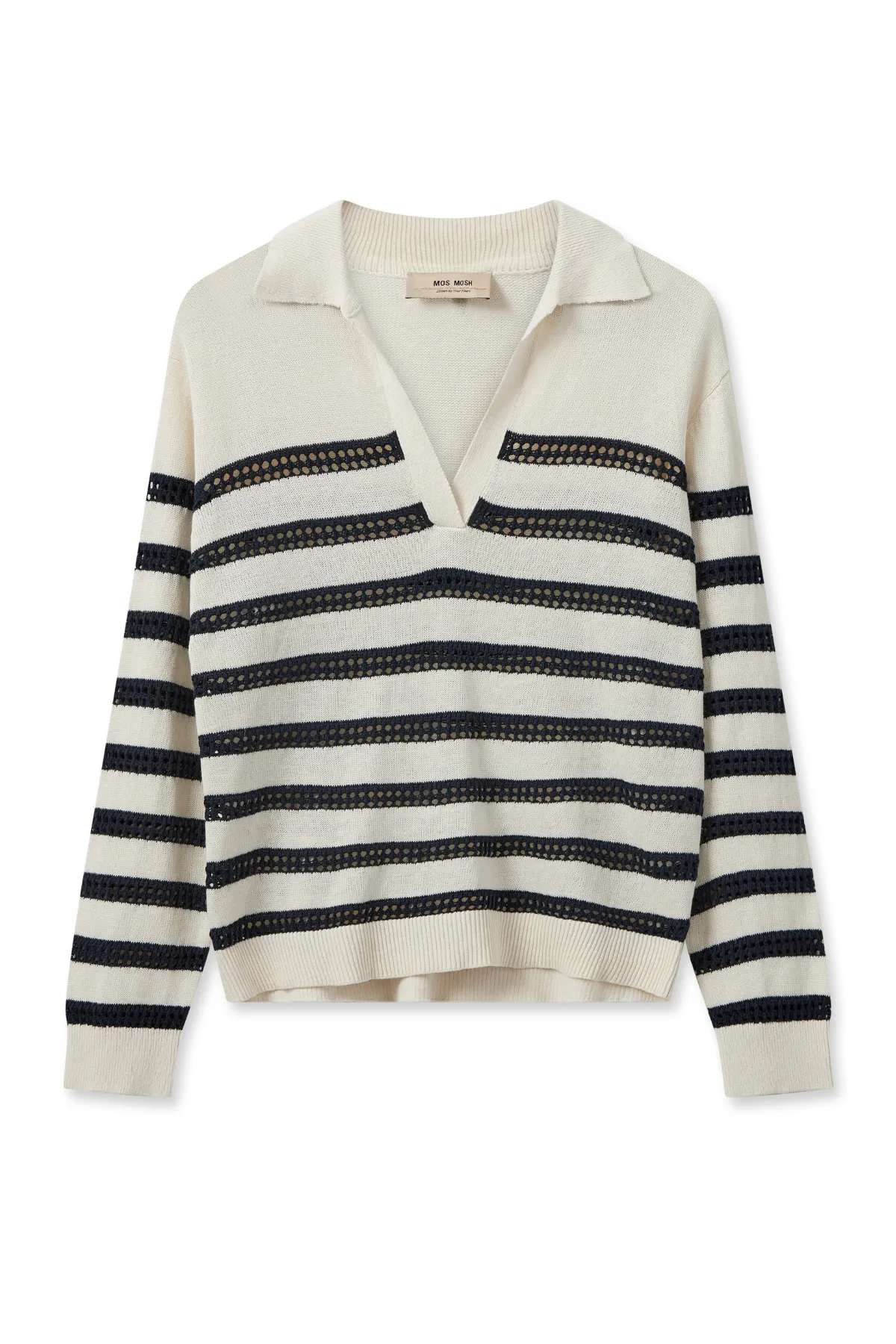 RORA STRIPE KNIT ECRU