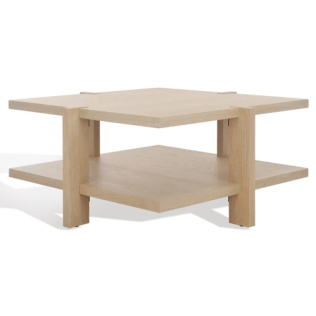 Safavieh Couture Quigley Square Wood Coffee Table, SFV2150